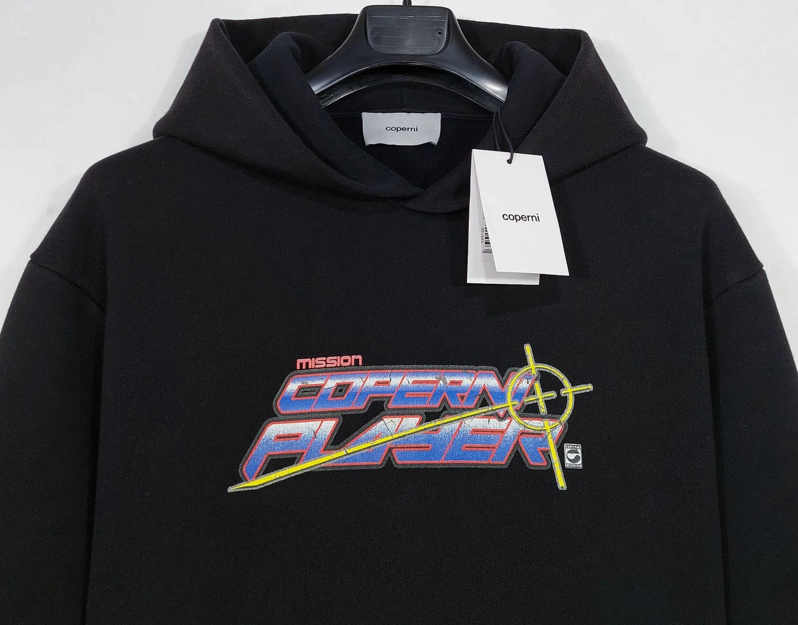 Sudadera con capucha Coperni con eslogan - negra L – photo 5